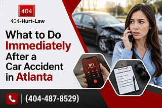 What to Do Immediately After a Car Accident in Atlanta