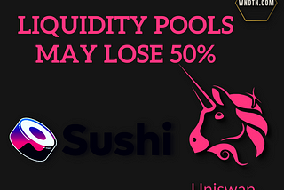 Fear of Missing Out. Liquidity Pool users may lose 50% soon!