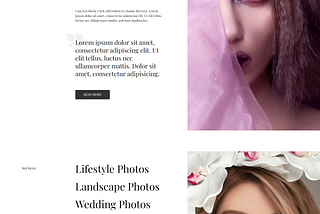 Photography website
