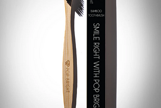 Eco friendly Bamboo Toothbrush with Soft Charcoal Bristles