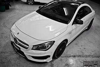 Paint Protection for a Mercedes