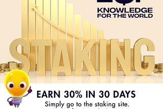 E$P Project Announces Staking Program