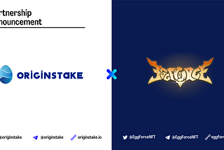 OriginStake becomes the 1st Validator on EggForceNFT🥳