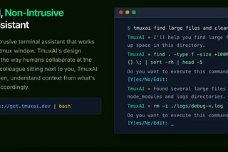 TmuxAI: A Seamless Terminal-Integrated AI Assistant That Doubles My Development Efficiency