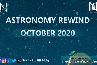 Astronomy Rewind: October 2020