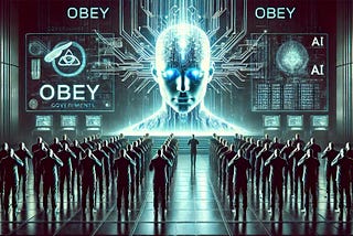 An army of government employees pledge fealty to the AI President.