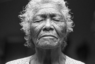 old woman portrait