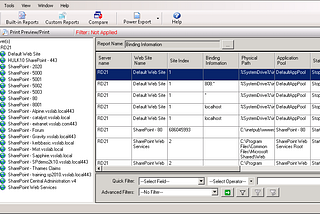 Microsoft IIS Reporting Tool