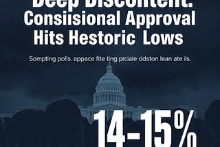News: “Deep Discontent: Congressional Approval Hits Historic Lows”
