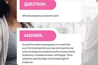 When do pregnancy symptoms start?