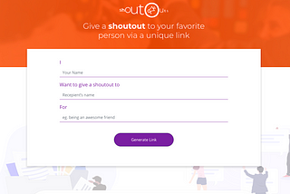 Shout Outs — Building a web app from scratch