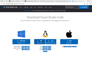 visual studio download site