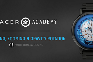 Floating, Zooming & Gravity Rotation Active Object