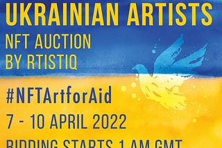 RtistiQ Announces Charity NFT Art Auction to Support Ukrainian Artists