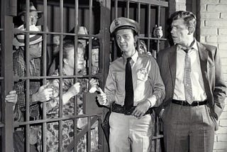 Scene of a jail from the “Andy Griffith Show”