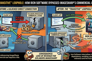 The “Transitive” Loophole: How Iron Software Bypassed ImageSharp’s Commercial License