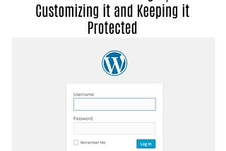 The WordPress Login: Finding it, Customizing it and Protecting it.