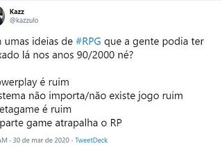 Metagame é ruim mesmo?