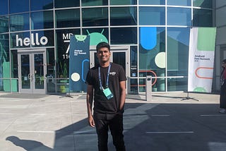 Aravind at Android Dev Summit, 2019.