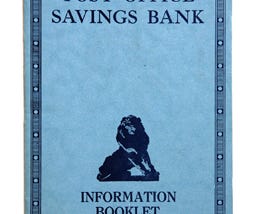 Postal Banking pamphlet from 1935