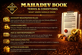 Mahadev Book Terms & Conditions: What Users Should Know