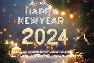 Wishing everyone a very happy and prosperous New Year 2024