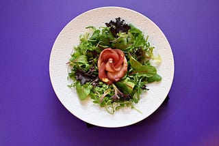 Sashimi Salad with Soy Sauce Dressing