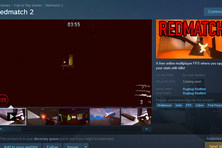 browsing the steam discovery queue.