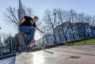 Skateboarding