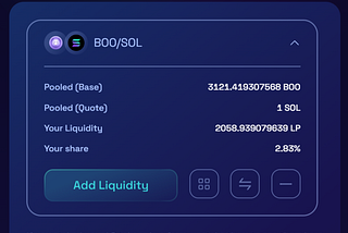 How to add liquidity for $BOO