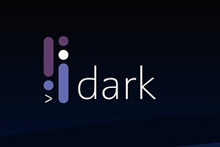 Dark company logo