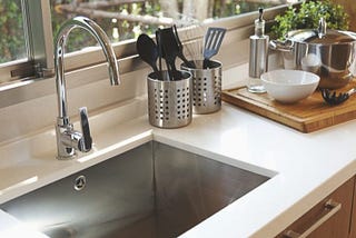 kitchen sink and counter