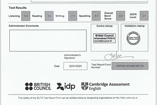 How I got an 8.0 on IELTS without extra help