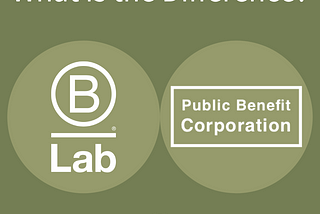 B Corp vs. Benefits Corporation