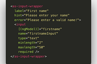Extending HTML inputs in a framework-agnostic way with Web Components