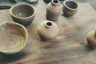 I was behind Potter’s wheel and trust me its not easy to make pots.But