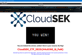 CloudSEK CTF Write-up 2020