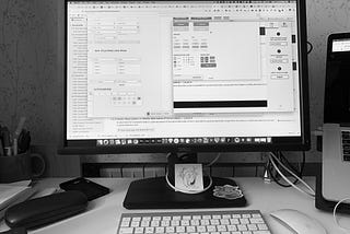 a design system interface with Stark Sketch plugin above it.