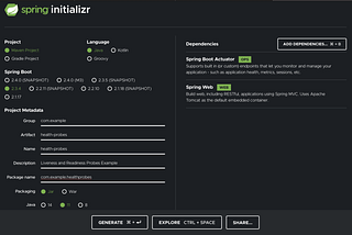 How to enable Liveness and Readiness Probes in a Spring Boot Application