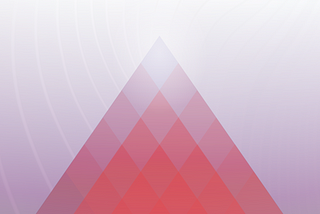 Abstract design of a pyramid