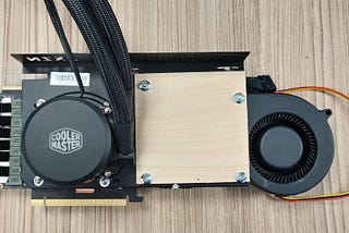 Improvised Hybrid Cooling for Nvidia RTX A6000