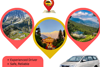 Hire One Way Taxi Service Chandigarh to Dharmshala with H&B cabs