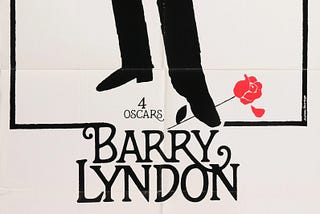 Barry Lyndon poster in detail