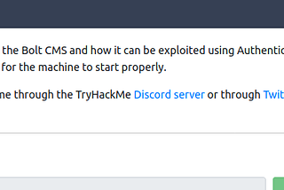 Tryhackme Bolt Writeup
