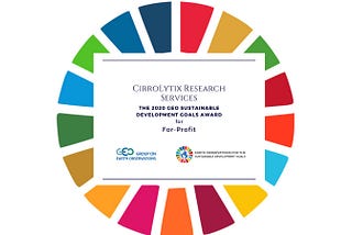 2020 GEO SDG Award for CirroLytix