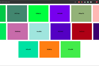 Color Palette App In Javascript