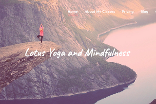 Success story: Le site web de Laura, professeure de yoga