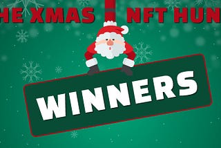 Announcement: The CryptoPick Xmas NFT hunt winners