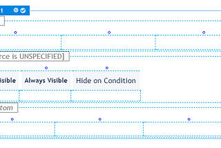 Hide column conditionally in Pega table