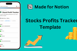 Stocks Profits Tracker (+ Notion API Integration with Python)